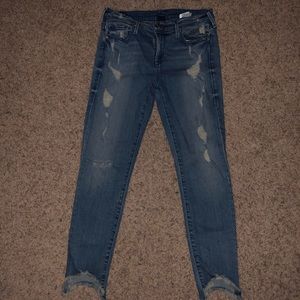 True Religion Mid Rise Super Skinny HALLE